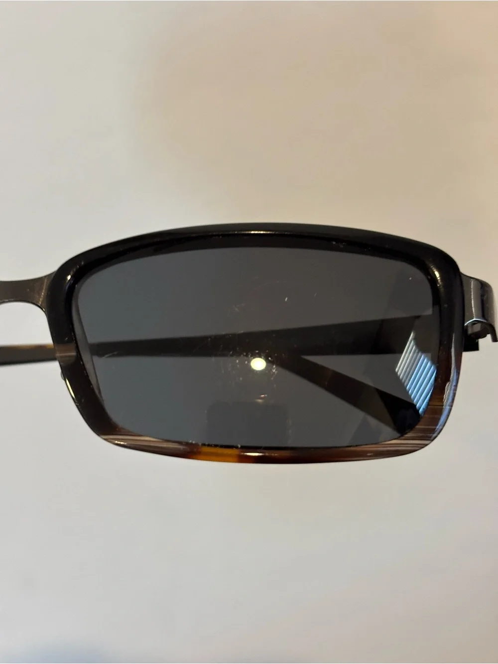 Etro SE 9560 Rectangular Metal and Tortiseshell Sunglasses